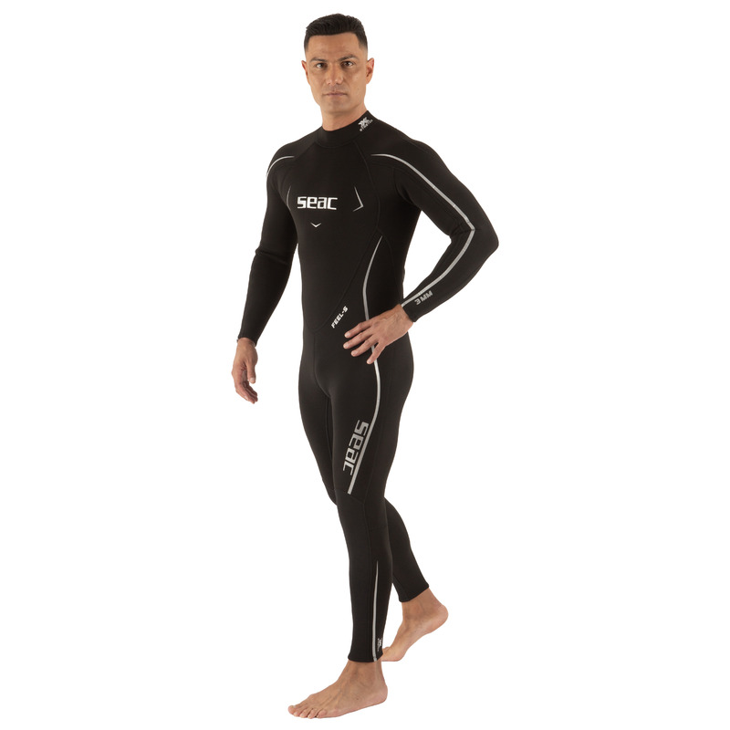 Seac Feel-S 3mm Hombre Negro / Plata