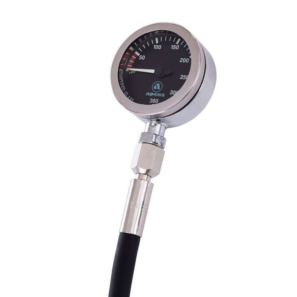 [NS131135] Apeks Manómetro Tek con Latiguillo 65cm