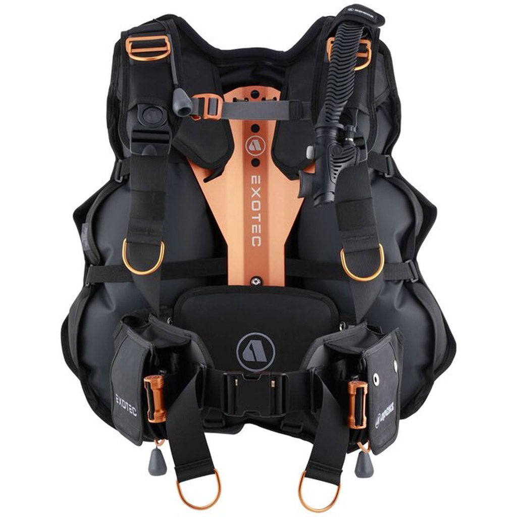 [BT1380108XSS] Apeks Exotec Negro / Naranja (XS-S)