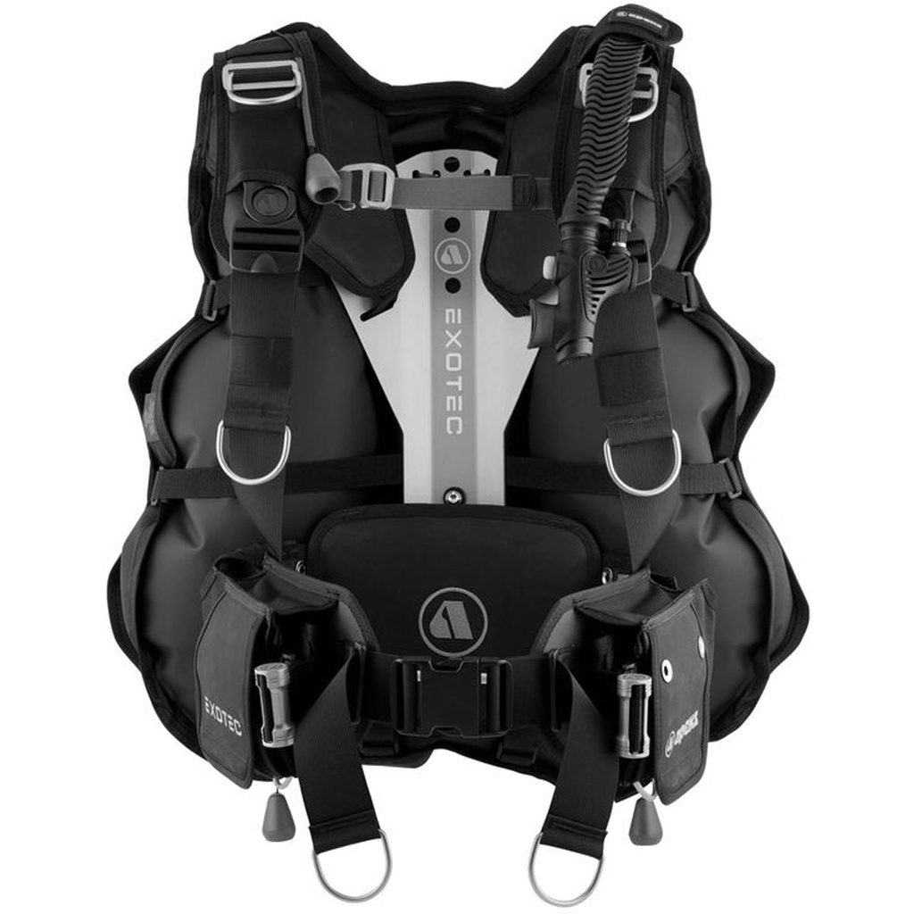 [BT1380110XSS] Apeks Exotec Black / Grey (XS-S)
