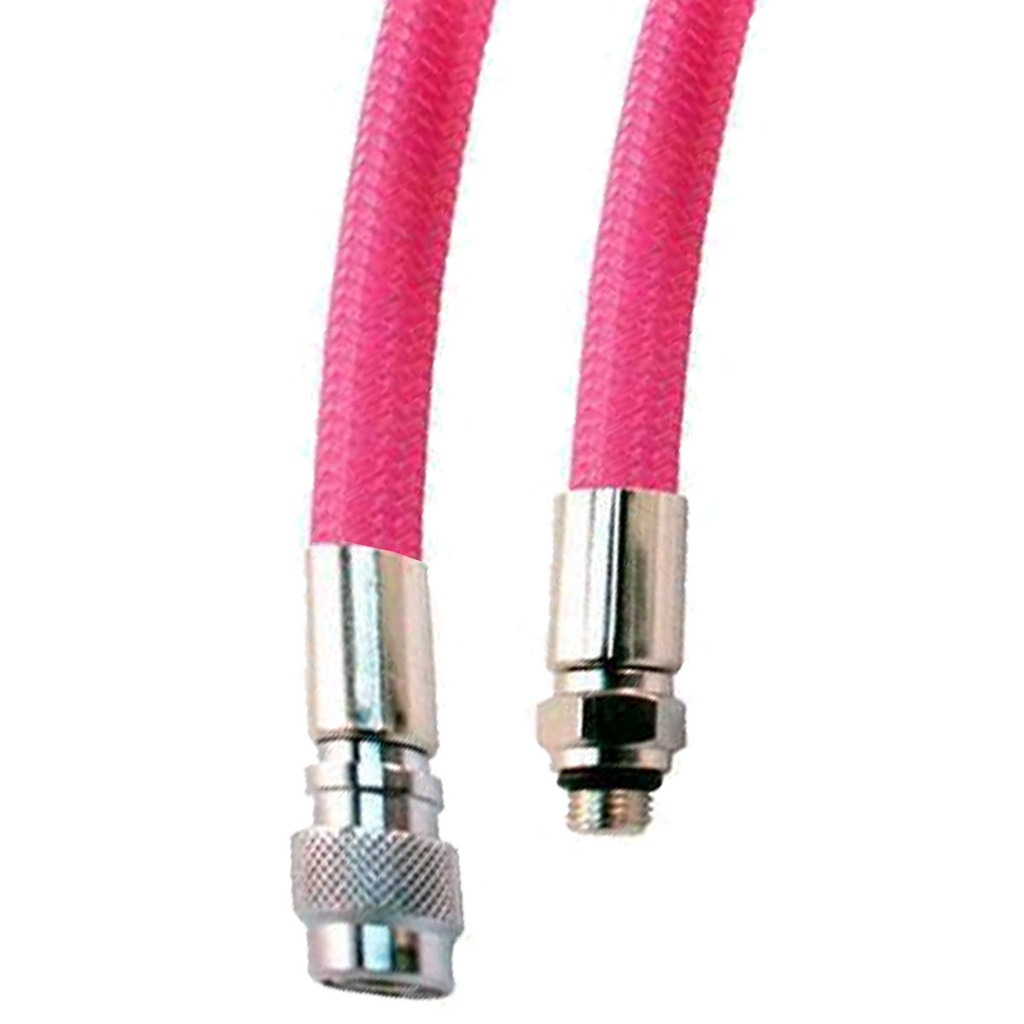 [LJF-PNK-0054] Metalsub Latiguillo LP Flex BCD 54cm Rosa
