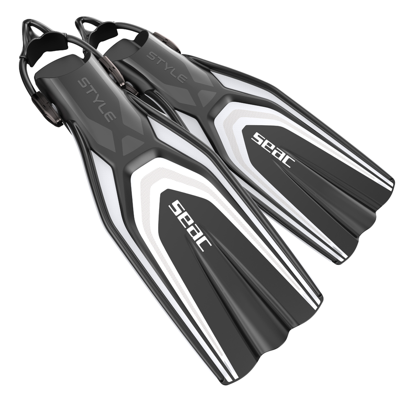 [0710062120030A] Seac Aletas Style Sling Strap Blanco (XS-S)