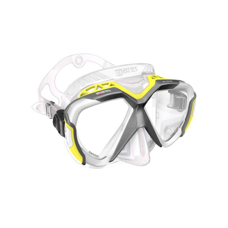 [411068 GRY-CL] Mares Máscara X-Wire Amarillo / Transparente