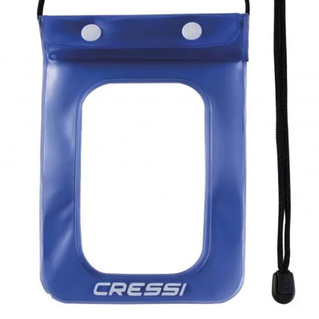 [BUA300020] Cressi Funda de Teléfono Dry PVC Azul