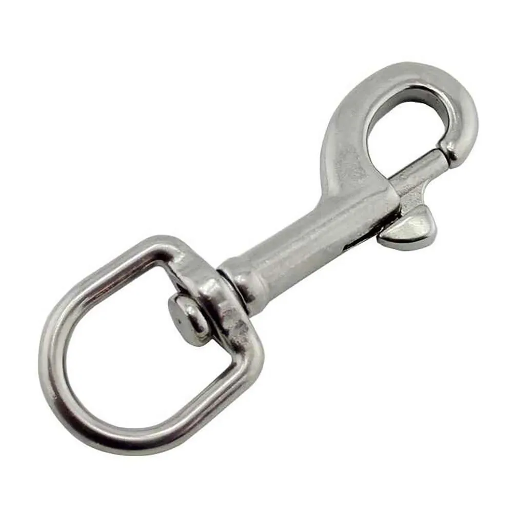 [CAR-SSI-B090] Metalsub Stainless Steel Snap Hook with Ring 90mm