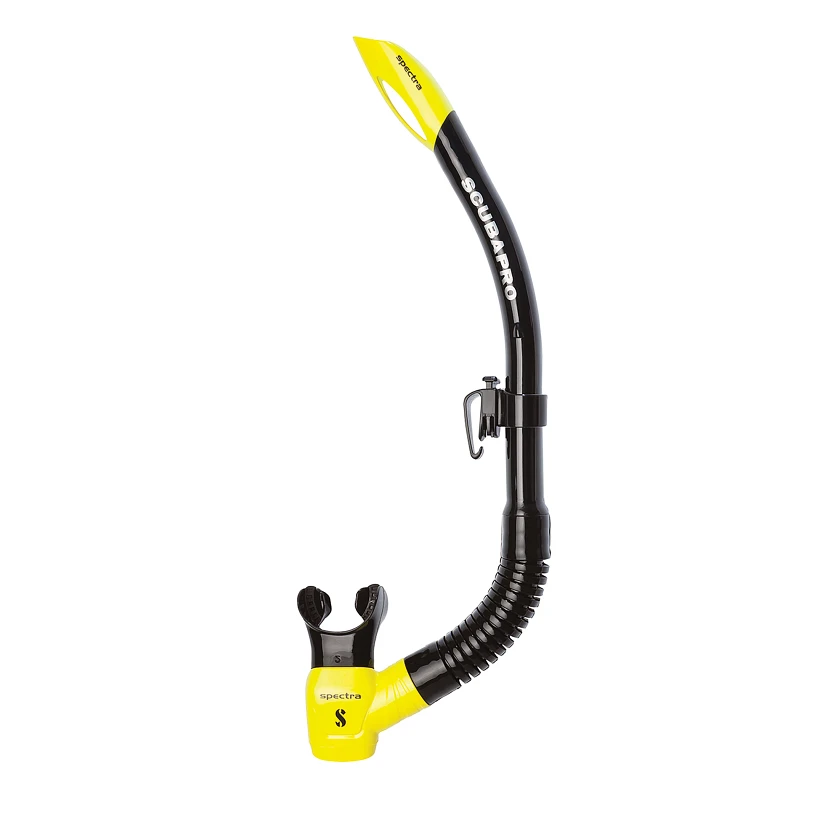 [26.706.510] Scubapro Tubo Spectra Negro / Amarillo