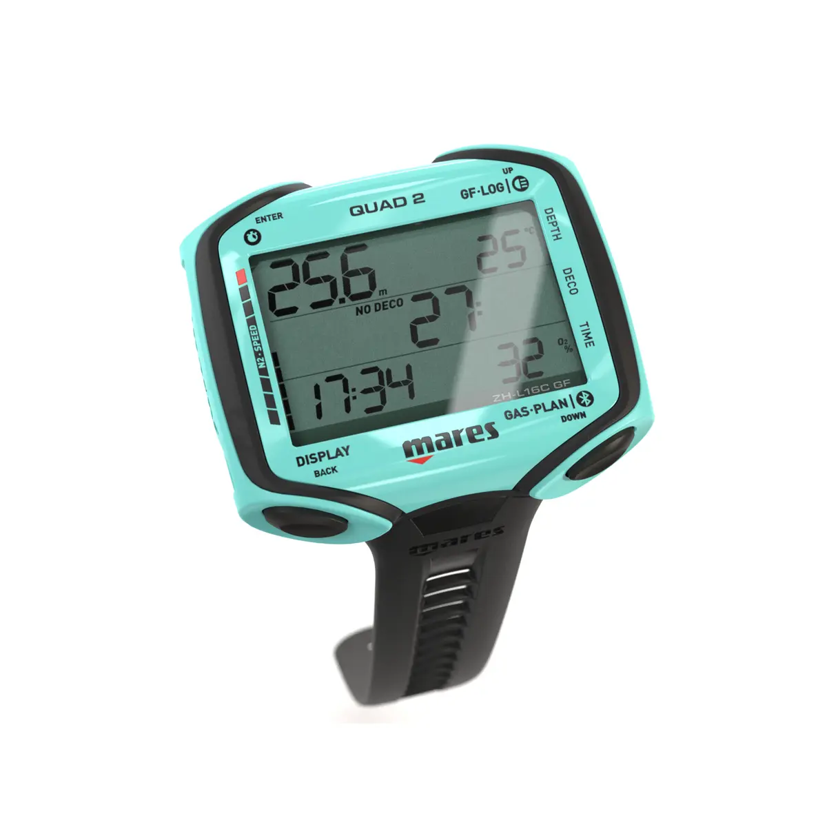 [414152-AQ] Mares Quad 2 Aqua