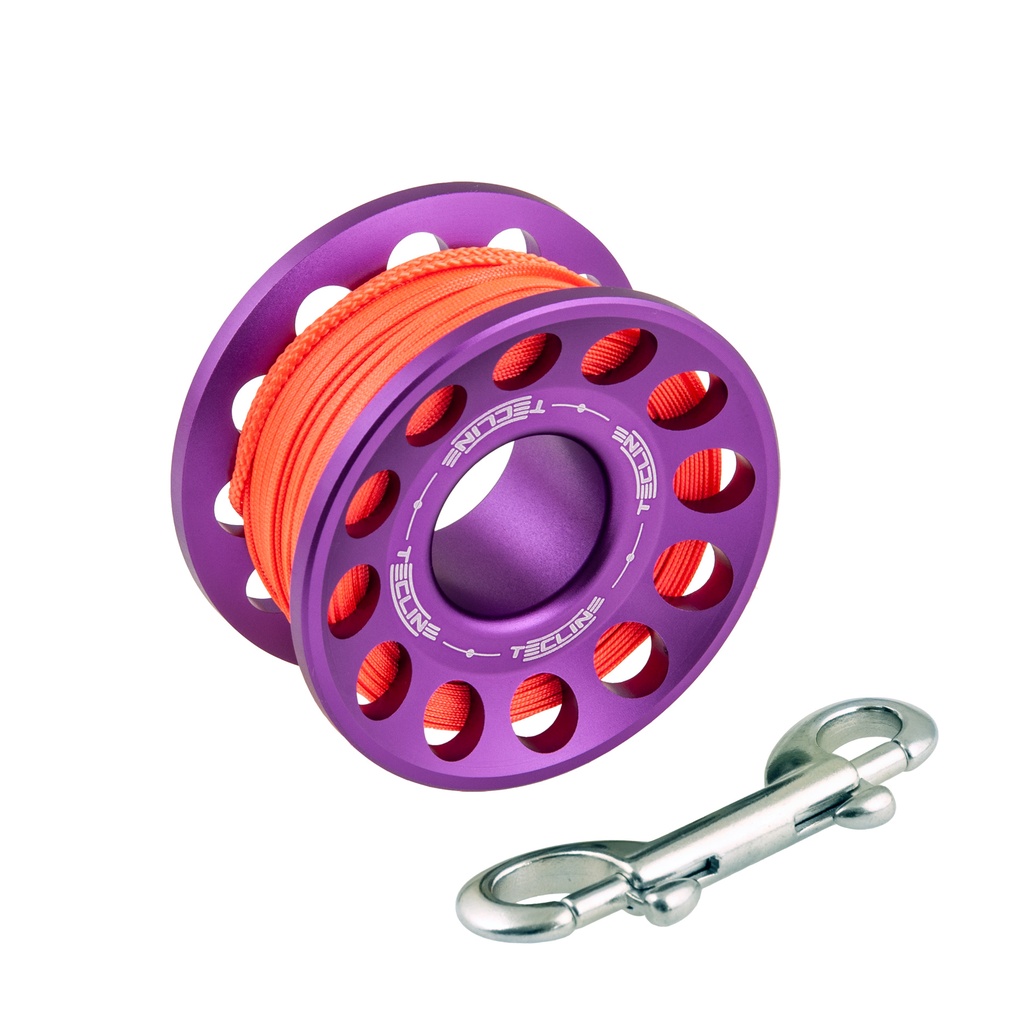 [T03194-4] Tecline Carrete Alumino 30m Lila