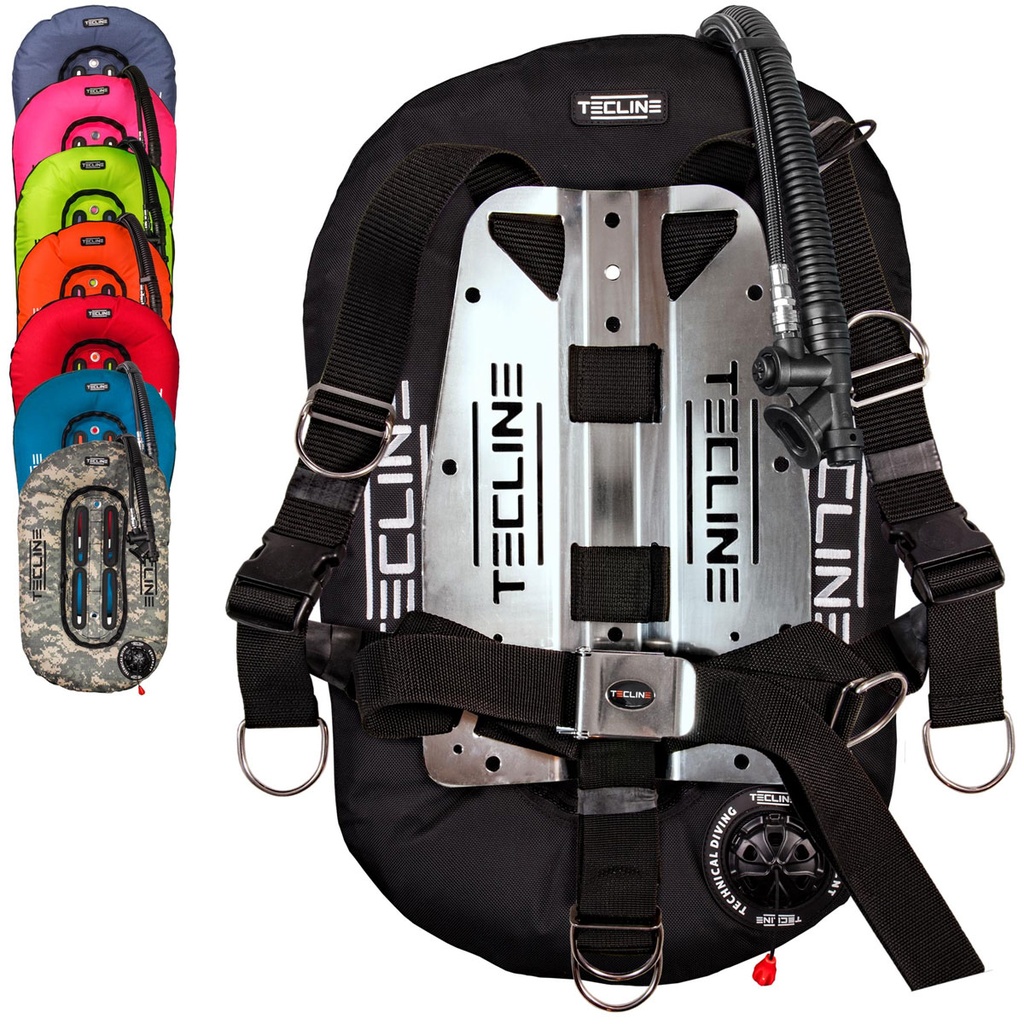 Tecline Pack Donut 13 con Arnés Ajustable Quick Release Placa Acero