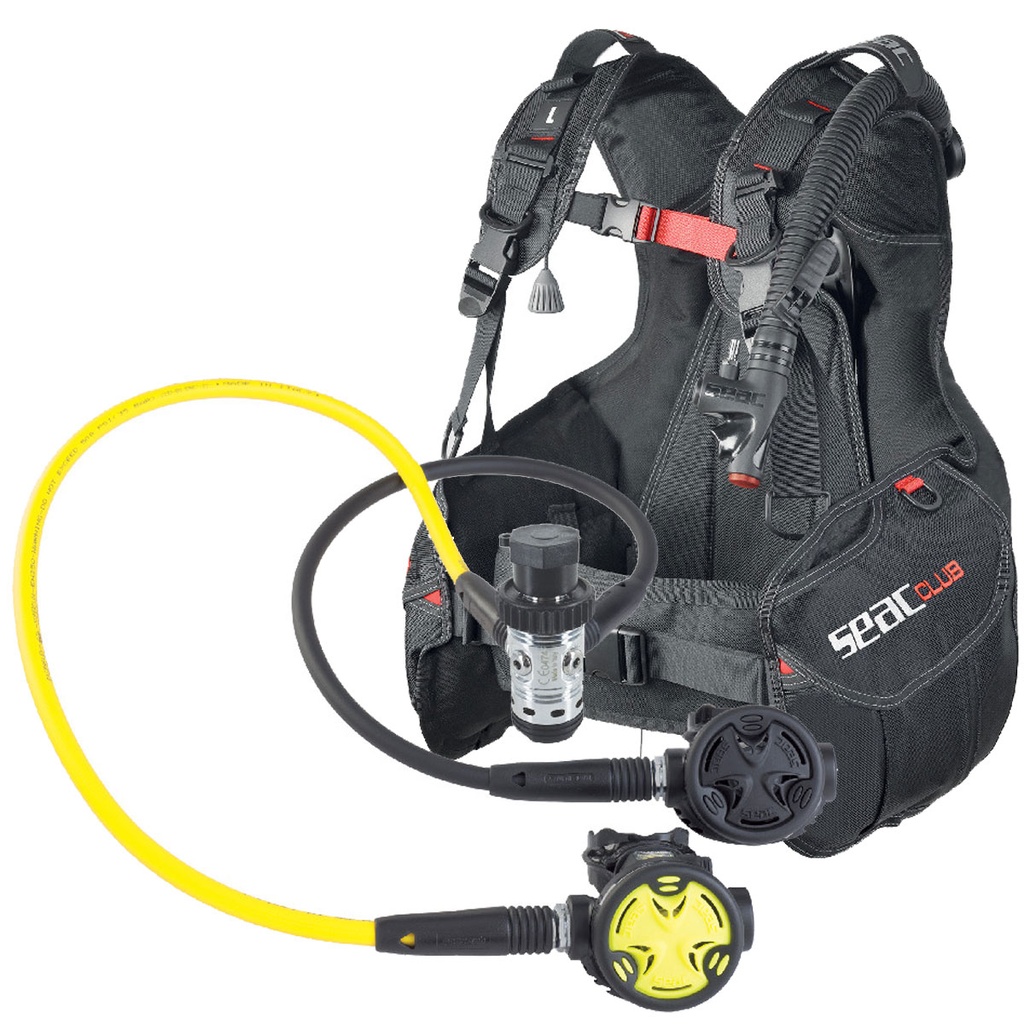 Seac Set Chaleco Club + Regulador PX100 DIN con Octopus (3XS)