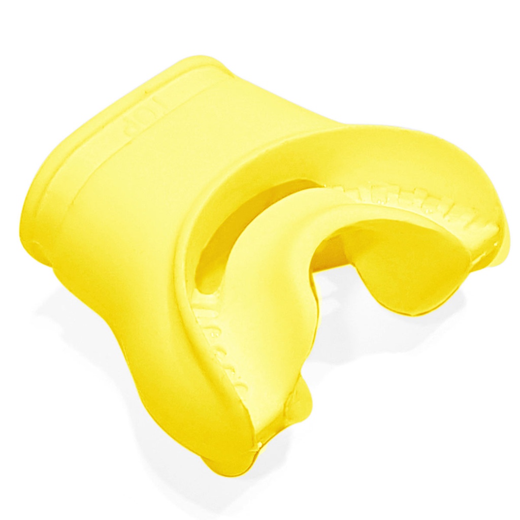 Cressi Boquilla Silicona Palatal Junior Amarillo
