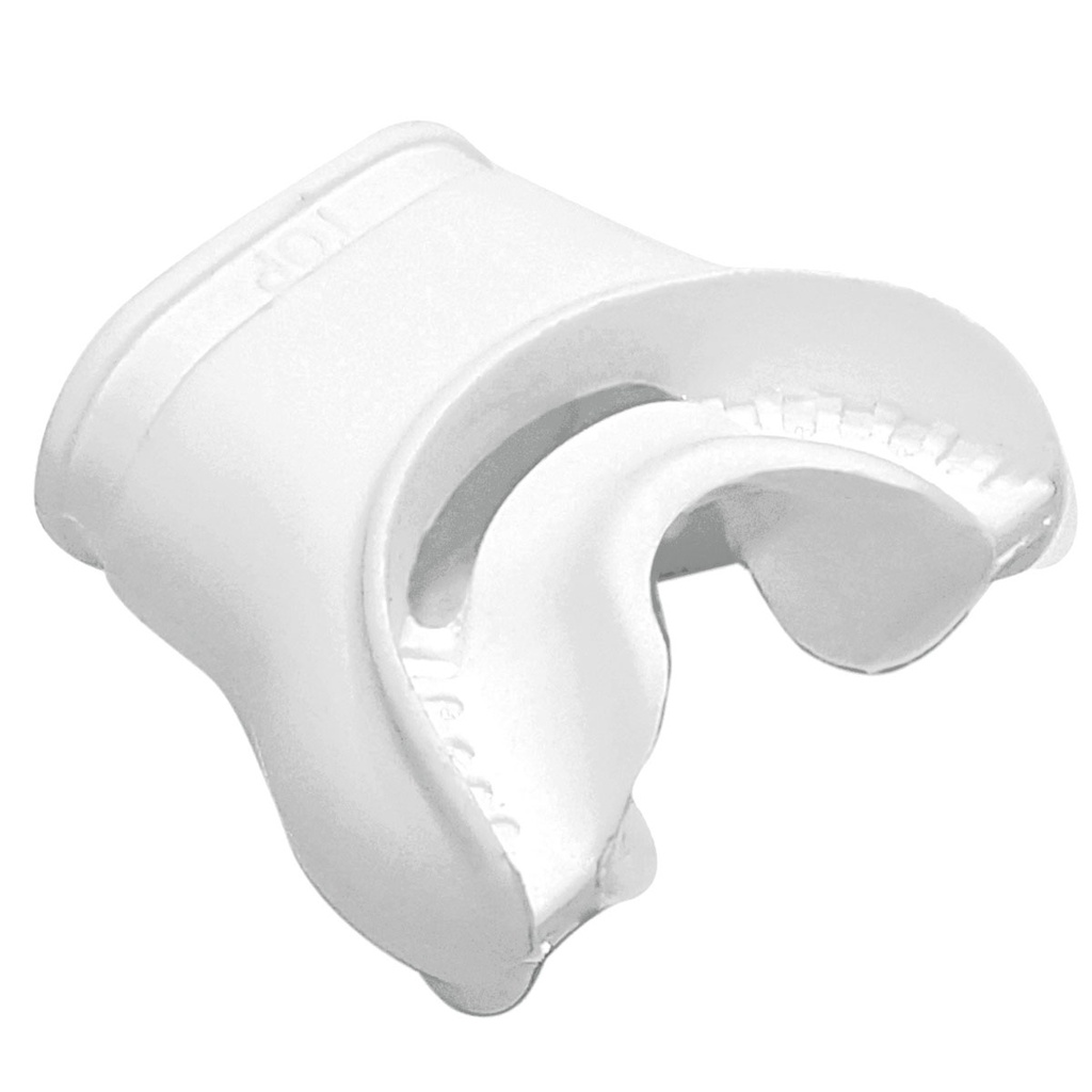 Cressi Boquilla Silicona Palatal Junior Blanco