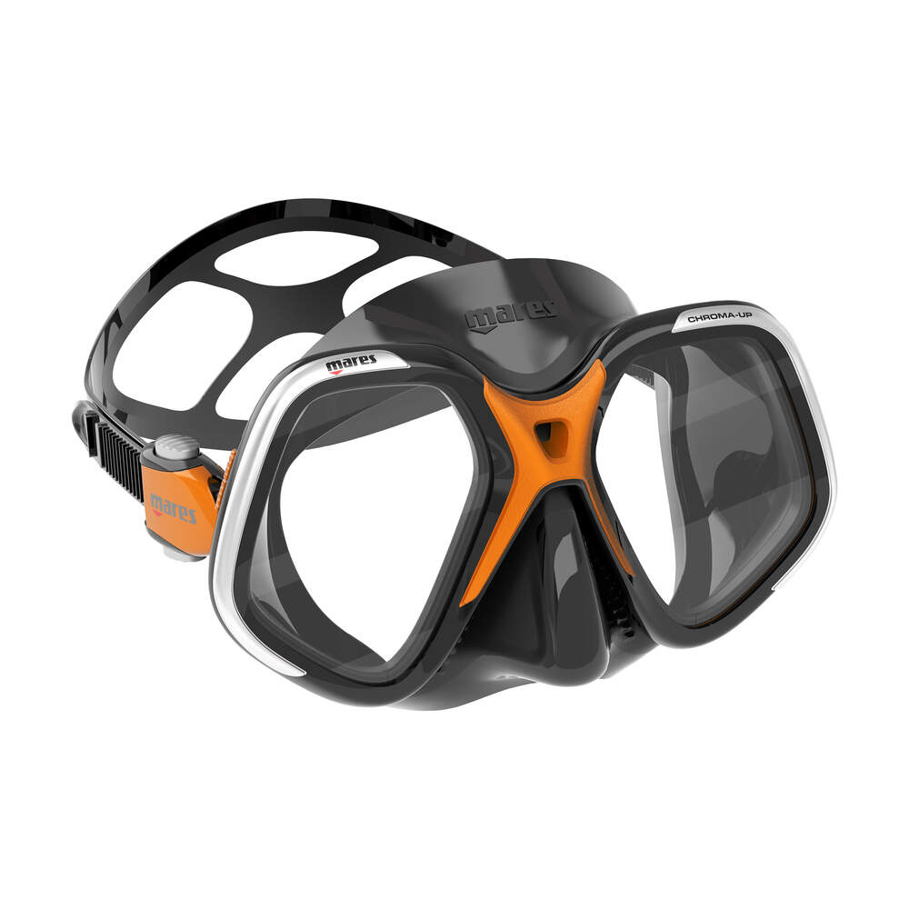 [411066-EBBORBK] Mares Máscara Chroma UP Naranja / Negro