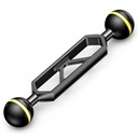 Sea Frogs Brazo Aluminio Doble Bola 15cm (5'')