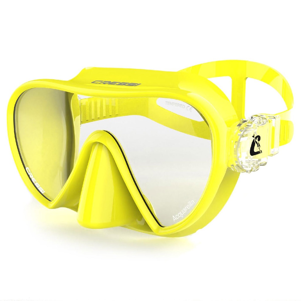 Cressi Máscara Acquarella Amarillo