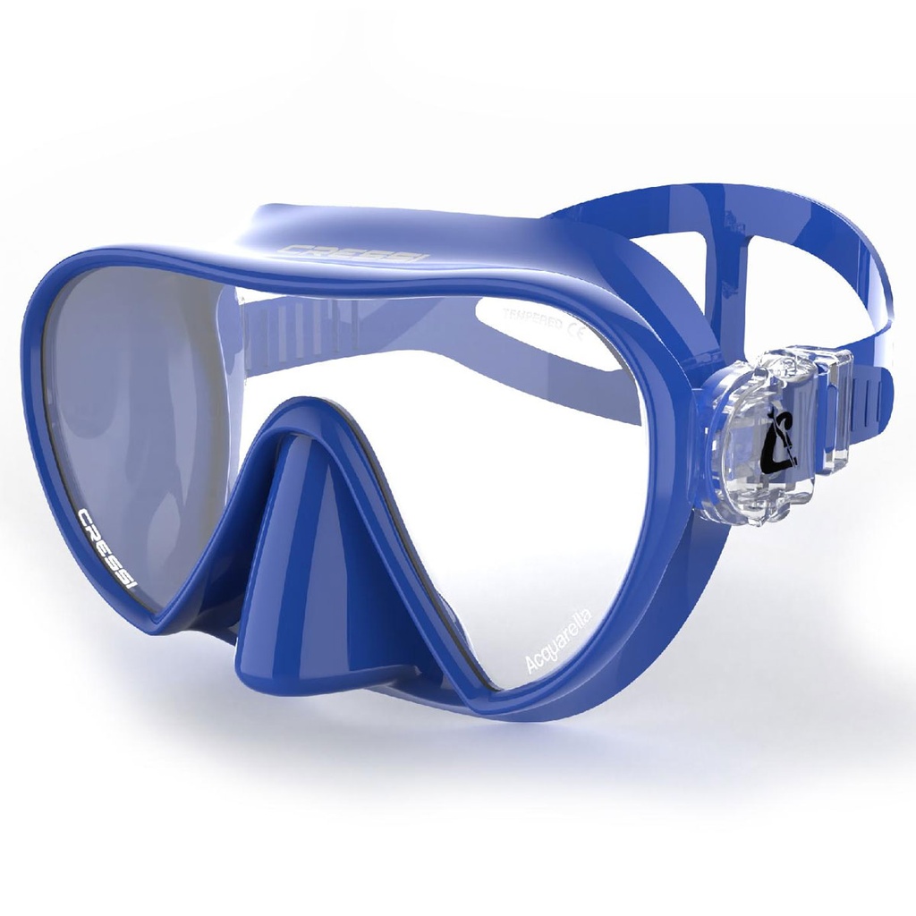 Cressi Máscara Acquarella Azul Metálico