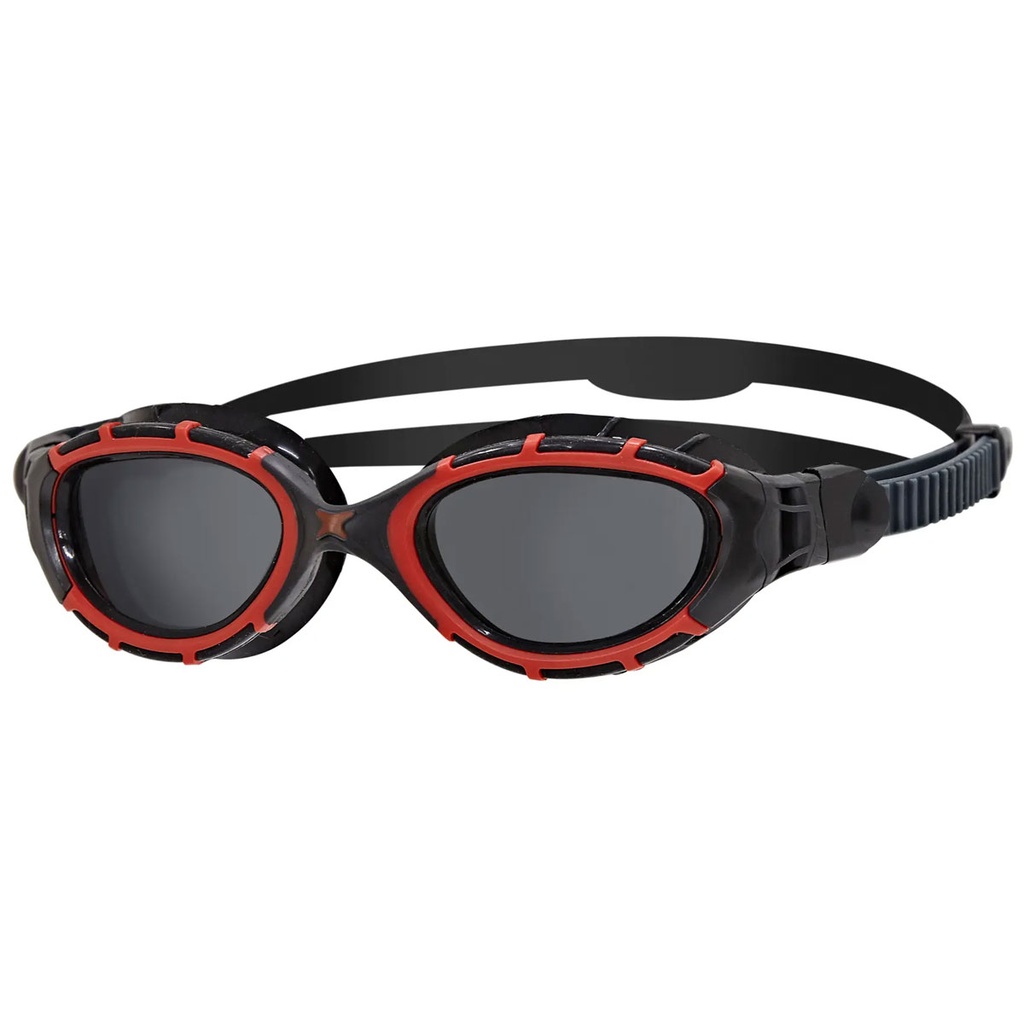 [461043] Zoggs Predator Flex Polarized Gafas de Natación Negro / Rojo