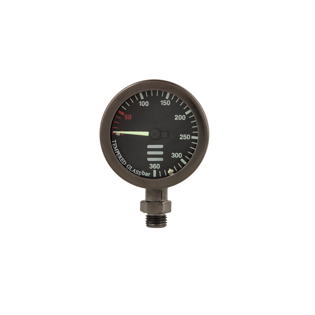 [T10021ML] Tecline Manómetro 52mm 300bar Military Line