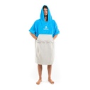 Surflogic Poncho Cyan & Gris