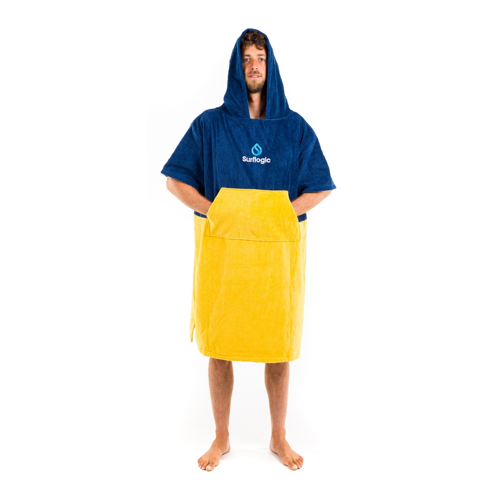 Surflogic Poncho Navy & Beige