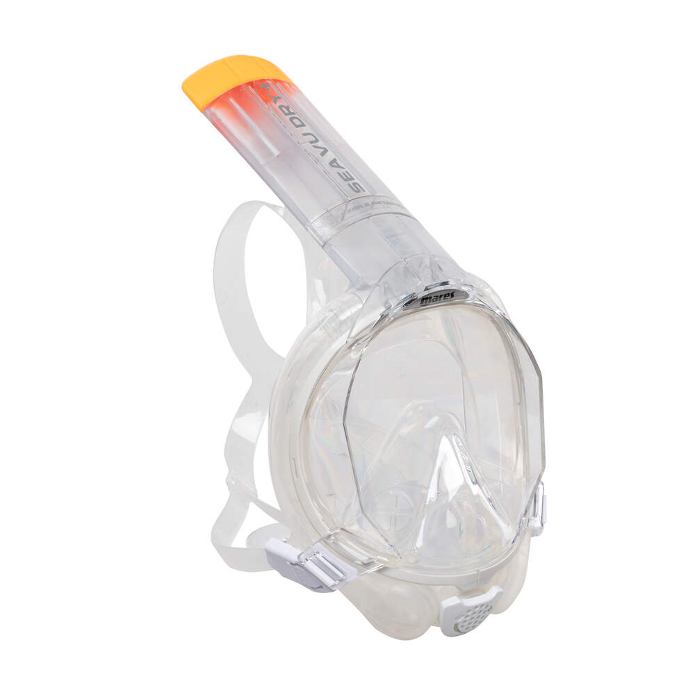 Mares Máscara Full Face Sea Vu Dry + Blanco L/XL