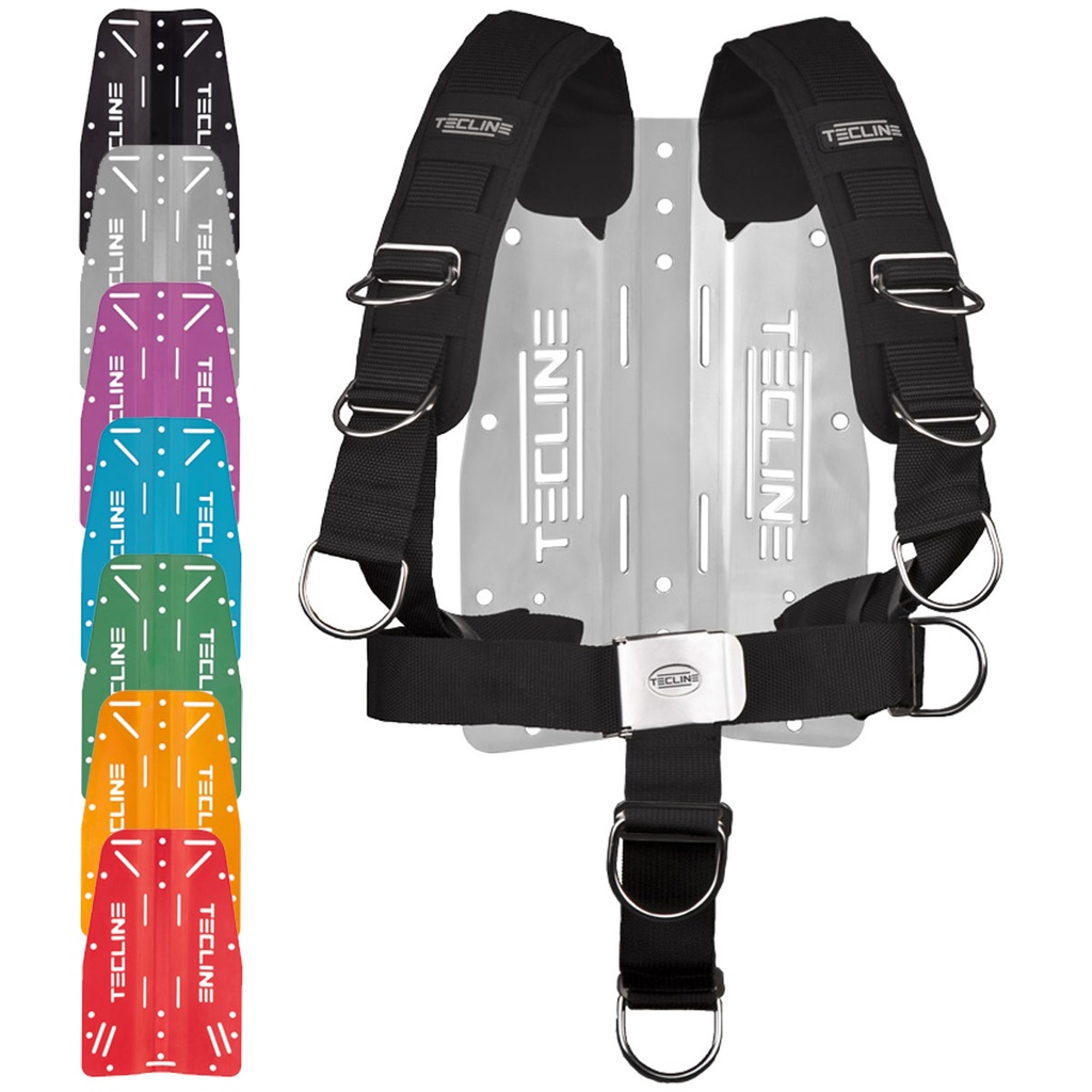 Tecline Arnés Comfort Ajustable con Placa Aluminio 3mm