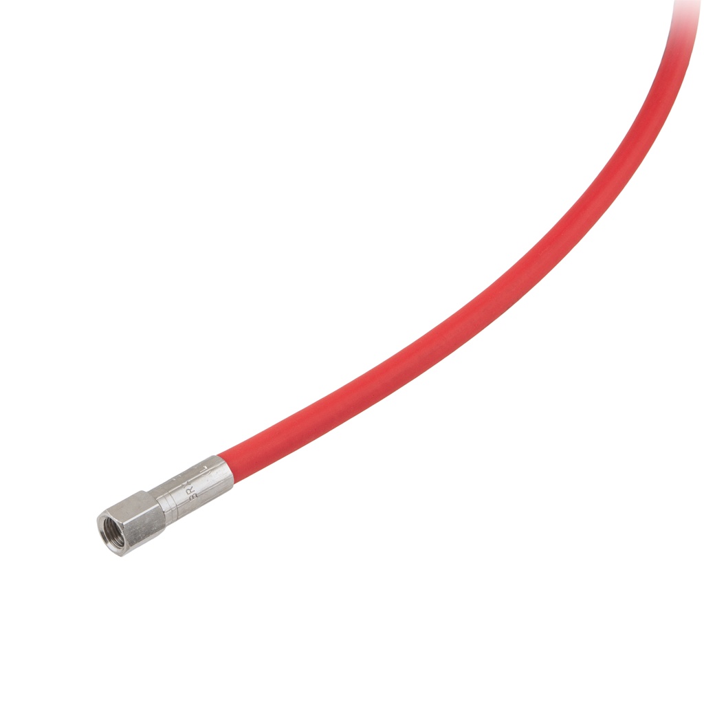 [14030-152] Tecline Latiguillo HP 80cm Goma Rojo