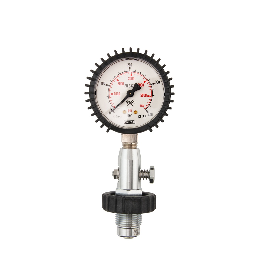 [T10005] Tecline Manómetro para Comprobación de Cilindros DIN 300bar