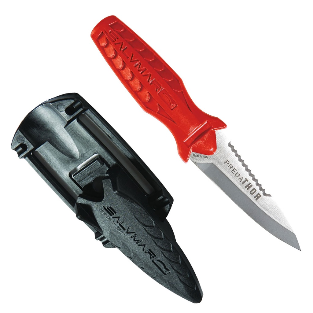 Salvimar Cuchillo Predathor Rojo