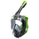 Seac Máscara Unica Full Face Negro / Lime L/XL