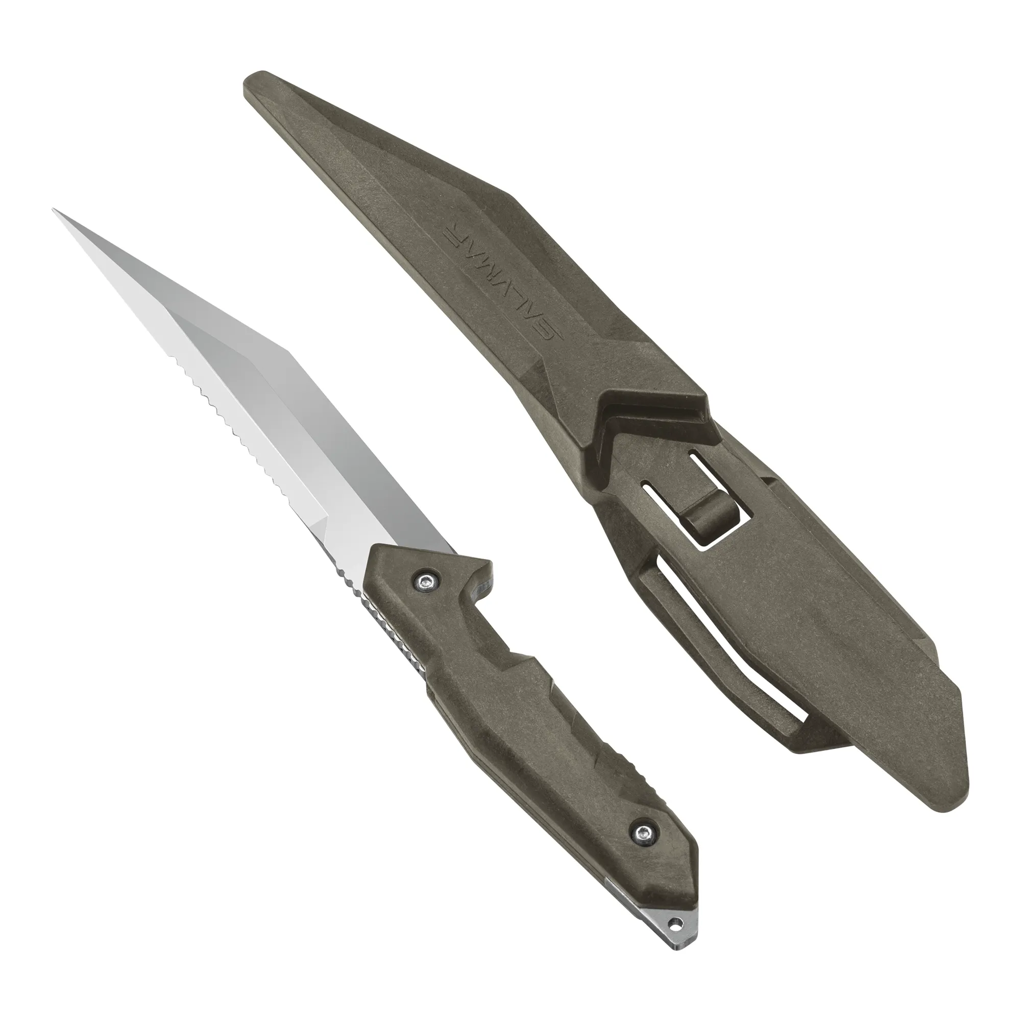 [400104M] Salvimar Cuchillo Ares Verde Militar