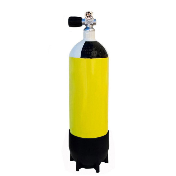 [TNK-300-0010] Faber Botella Acero Completa 10L 300bar 1 Salida