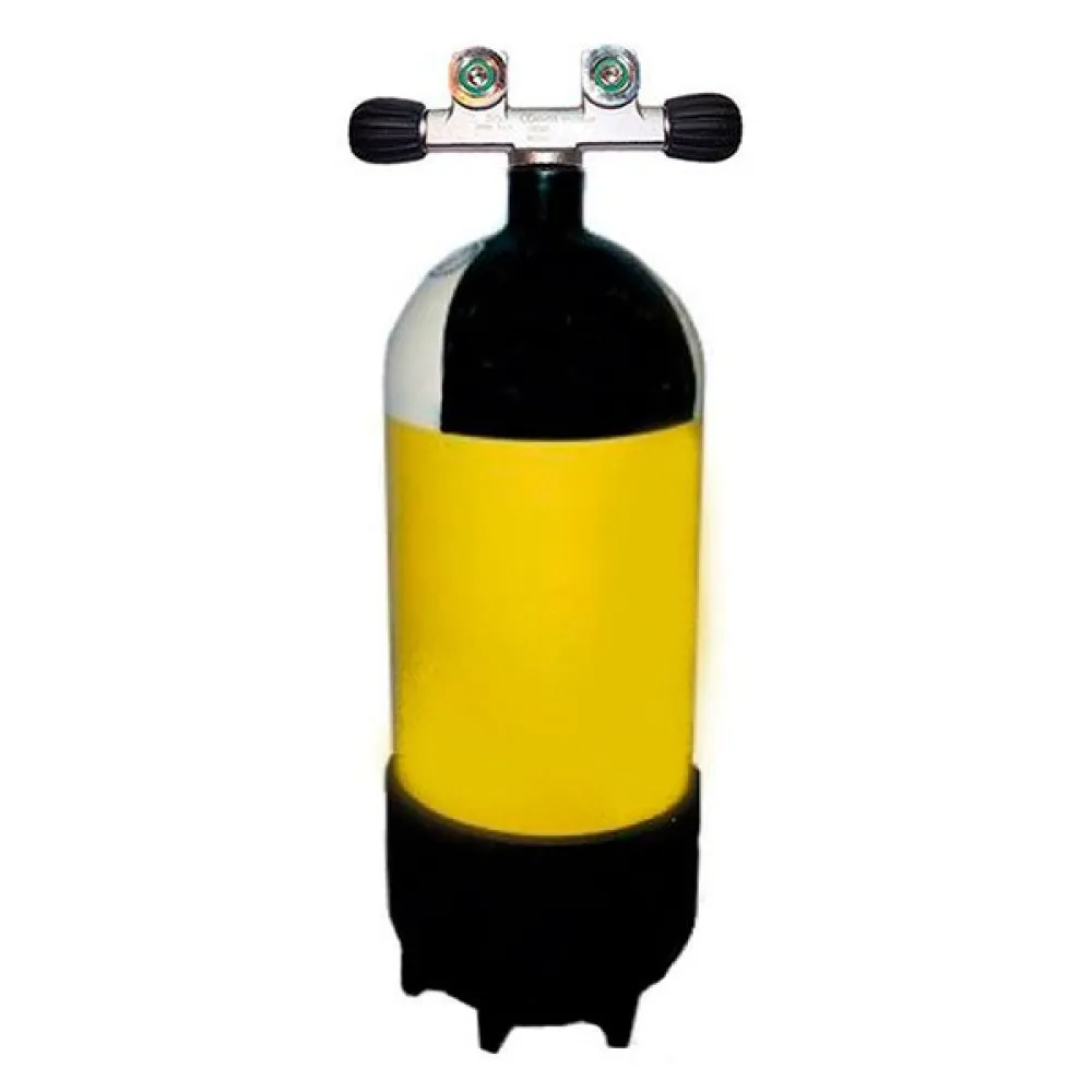 [TNK-232-L012] Faber Botella Acero Completa 12L 232bar 2 Salidas