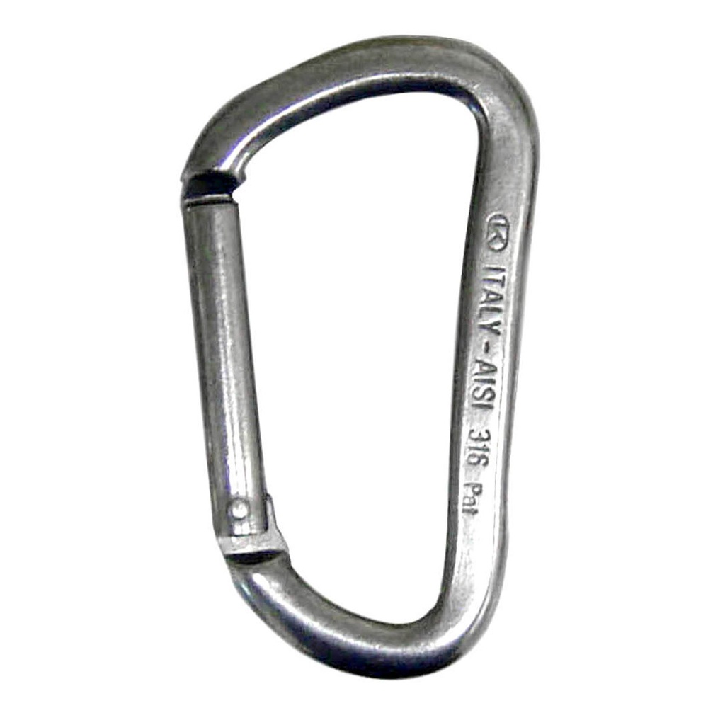 [EJA 200004] Cressi Mosquetón Asimétrico Inox 80mm