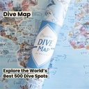 Awesome Maps Dive Map 97x56cm