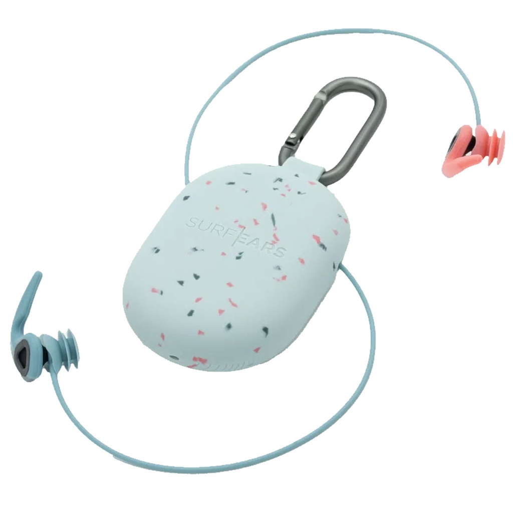 [SURFEAR40-CS] Surf Ears 4.0 Tapones de Buceo para Oidos Coral / Sky