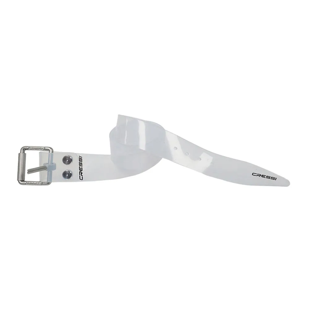 [BTA 626100] Cressi Cinturón Marsellés Inox Silicona Transparente