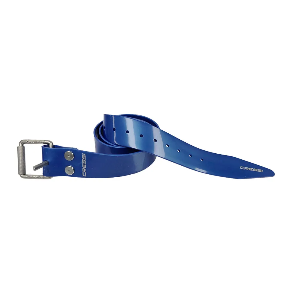 [BTA 626121] Cressi Cinturón Marsellés Inox Silicona Azul Metal