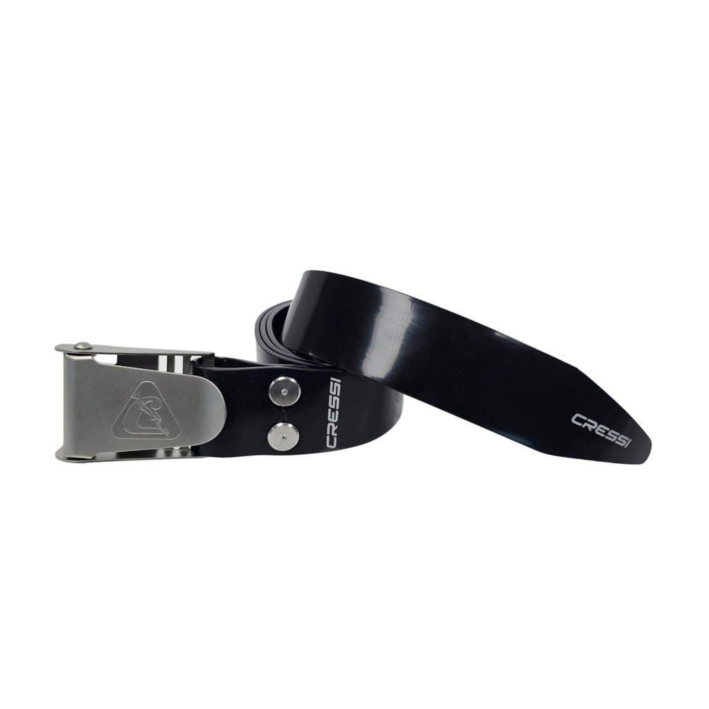 Cressi Cinturón Hablilla Inox Negro