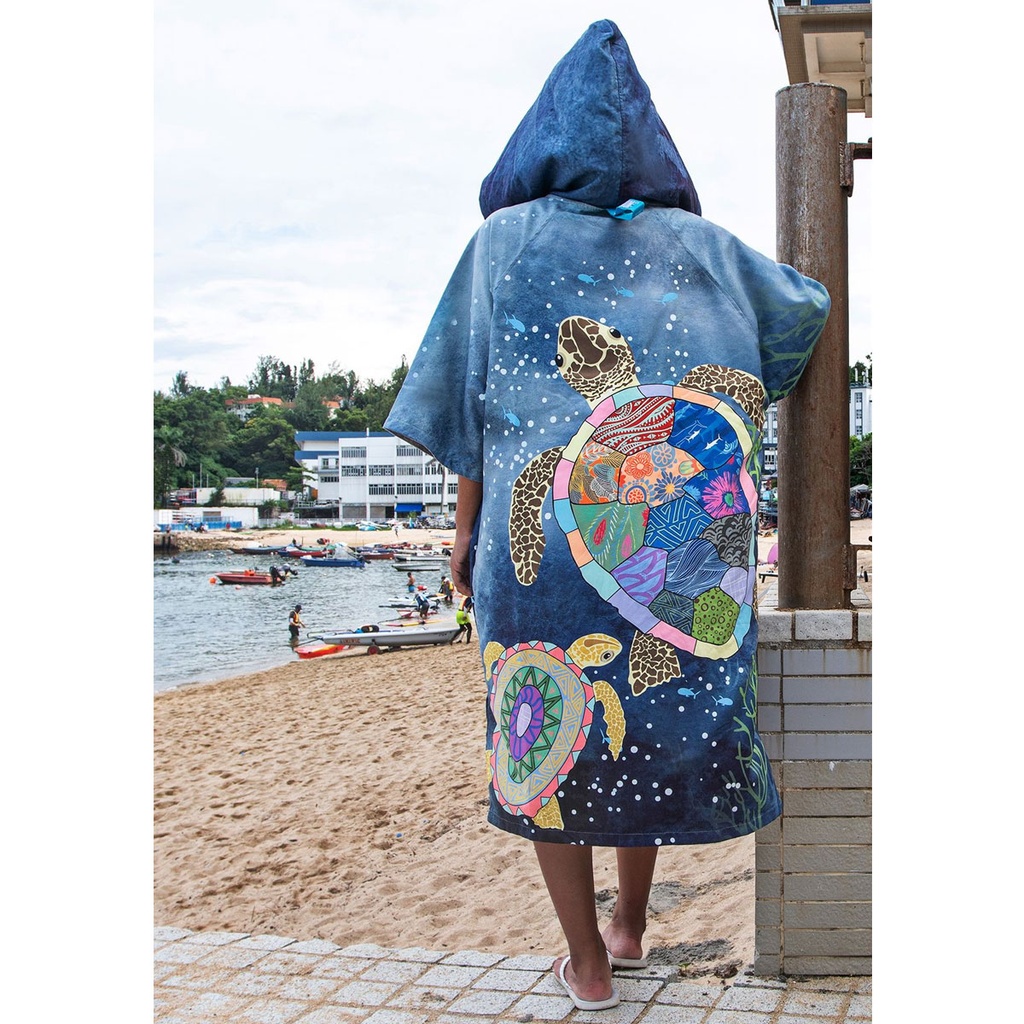 Oceanarium Poncho Toalla Sea Turtle
