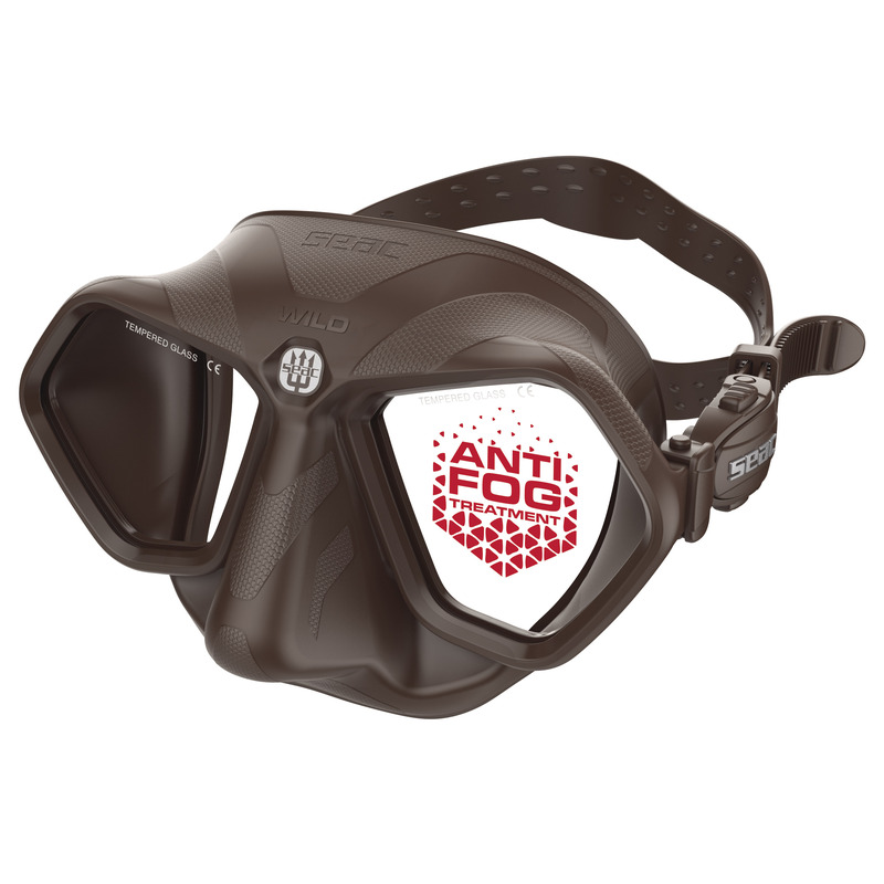 [0750095040440A] Seac Máscara Wild Antifog Marrón