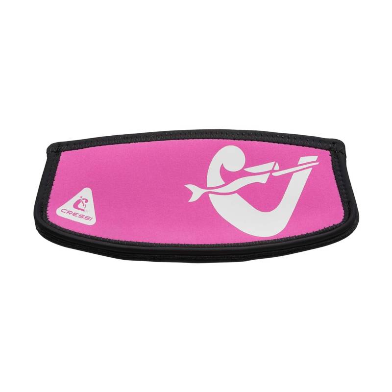 [EDQ014030] Cressi Funda Neopreno Tira Máscara Simply Rosa / Blanco