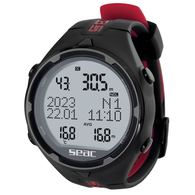 [1600006000538A] Seac Action HR Negro / Rojo