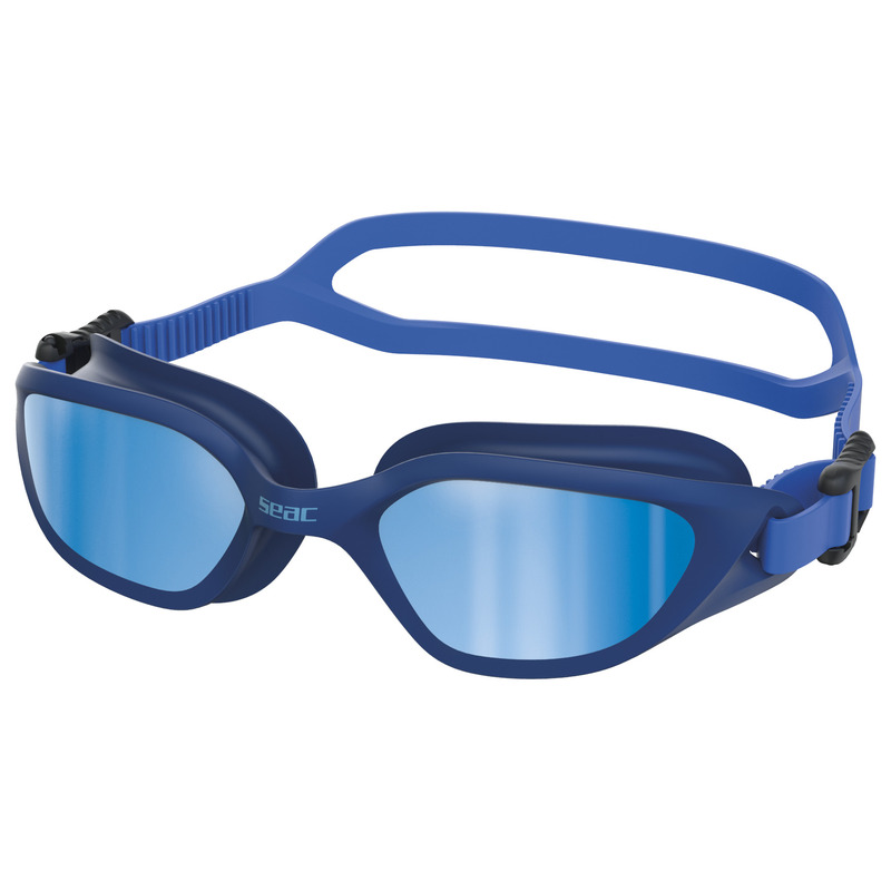 [1520073161000A] Seac Mood Gafas de Natación Azul Espejo