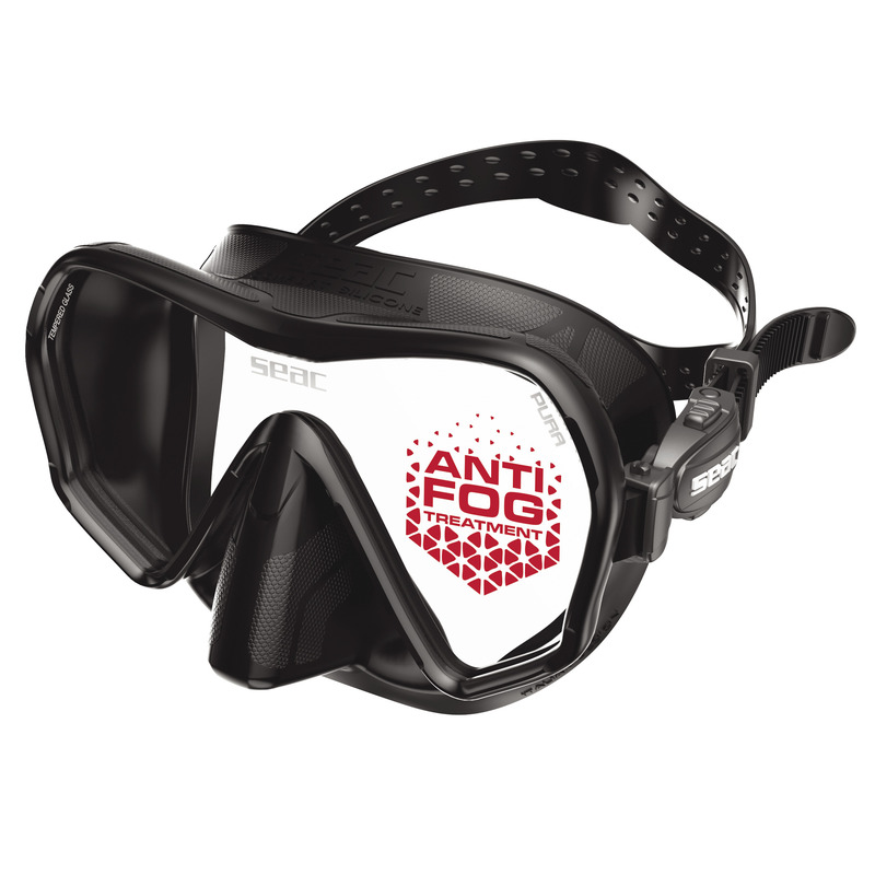 [0750100003520A] Seac Máscara Pura Anti-Fog Negro