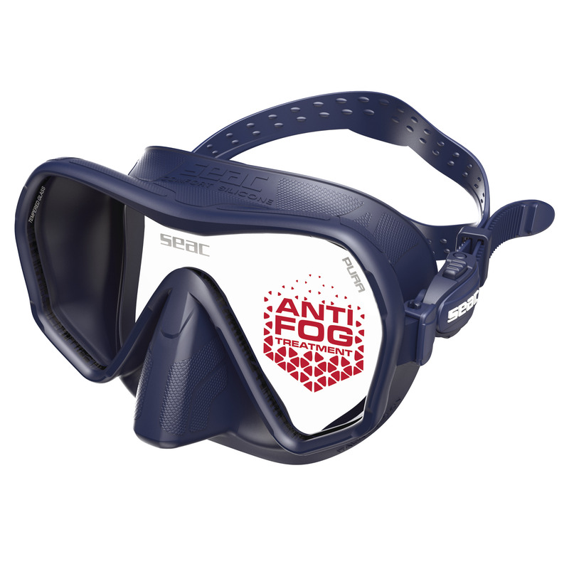 [0750100015160A] Seac Máscara Pura Anti-Fog Azul