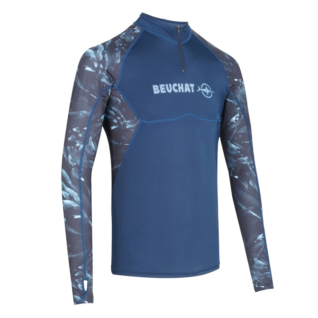 [452121] Beuchat Rashguard Atoll Seaweed Manga Larga Hombre (XS)