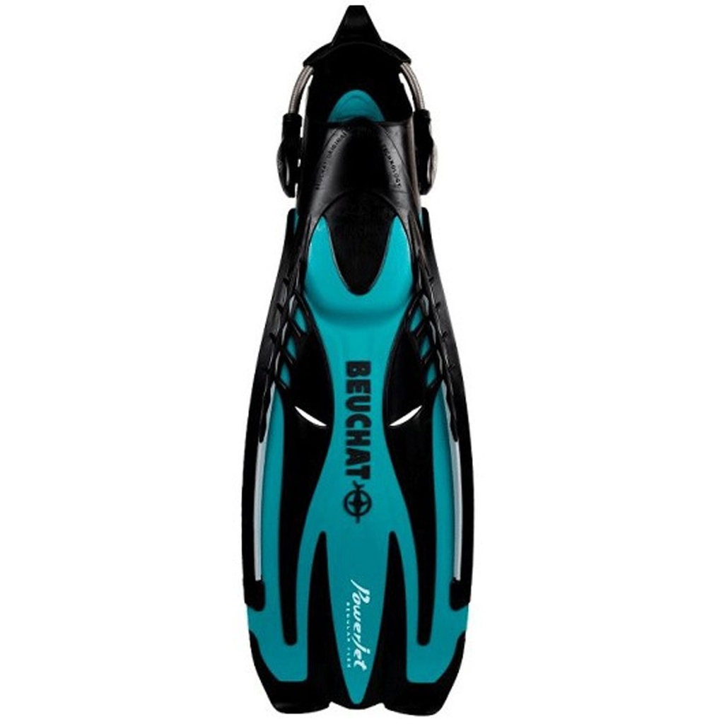 [154131] Beuchat Aletas Powerjet Azul Atoll (S)