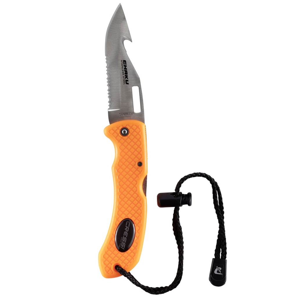 [BRC 570085] Cressi Cuchillo Chaku Naranja