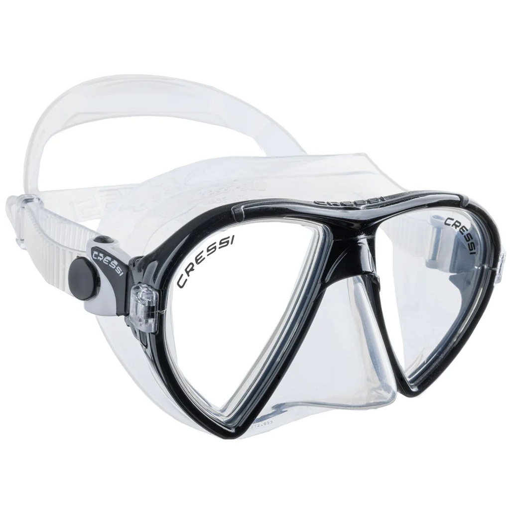 [ADN 291099] Cressi Máscara Ocean Transparente / Negro